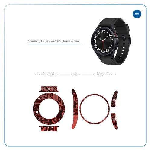 Samsung_Watch6 Classic 43mm_Red_Printed_Circuit_Board_2